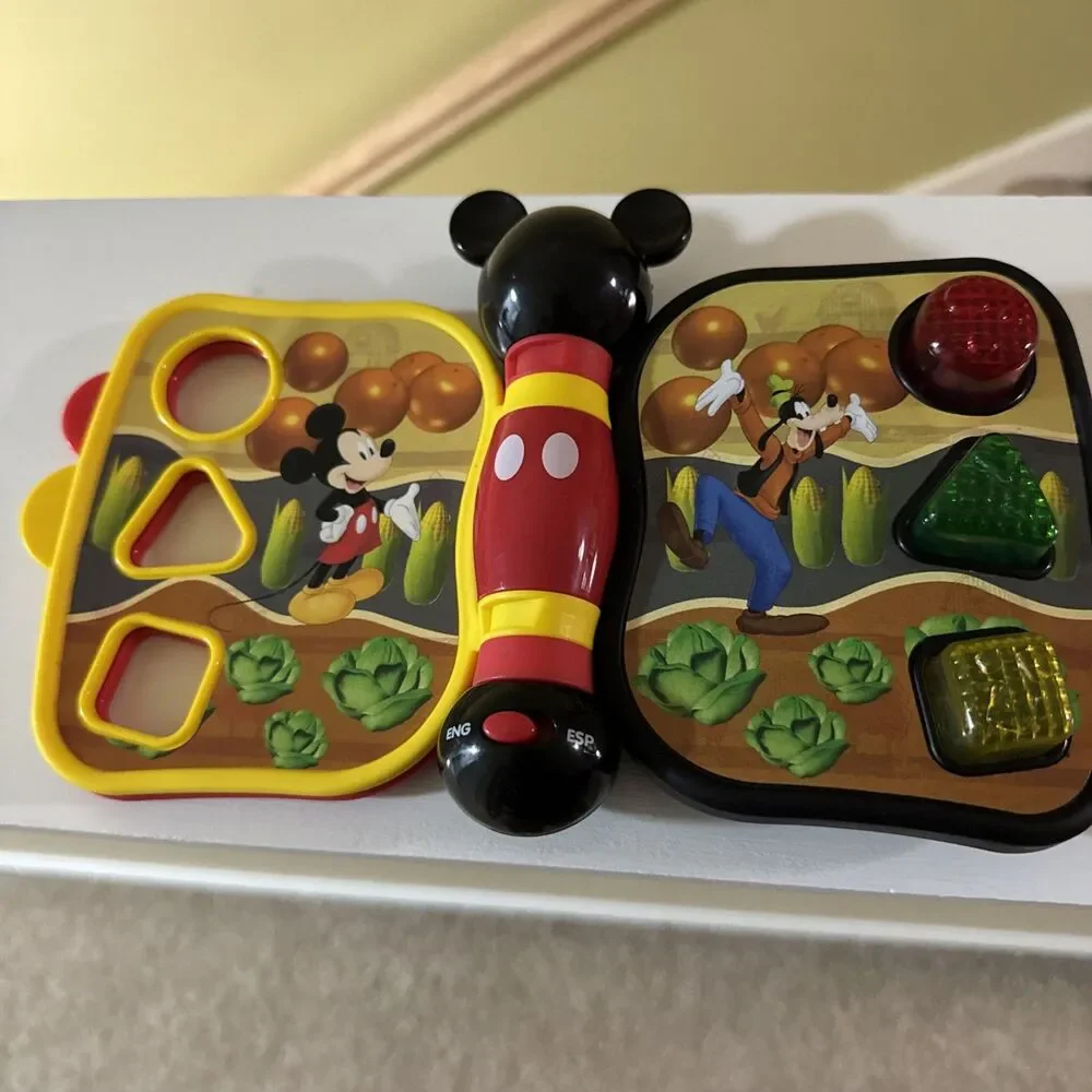 DISNEY HAP-P-KID MICKEY MOUSE TALKING STORYBOOK with LIGHT & SOUND